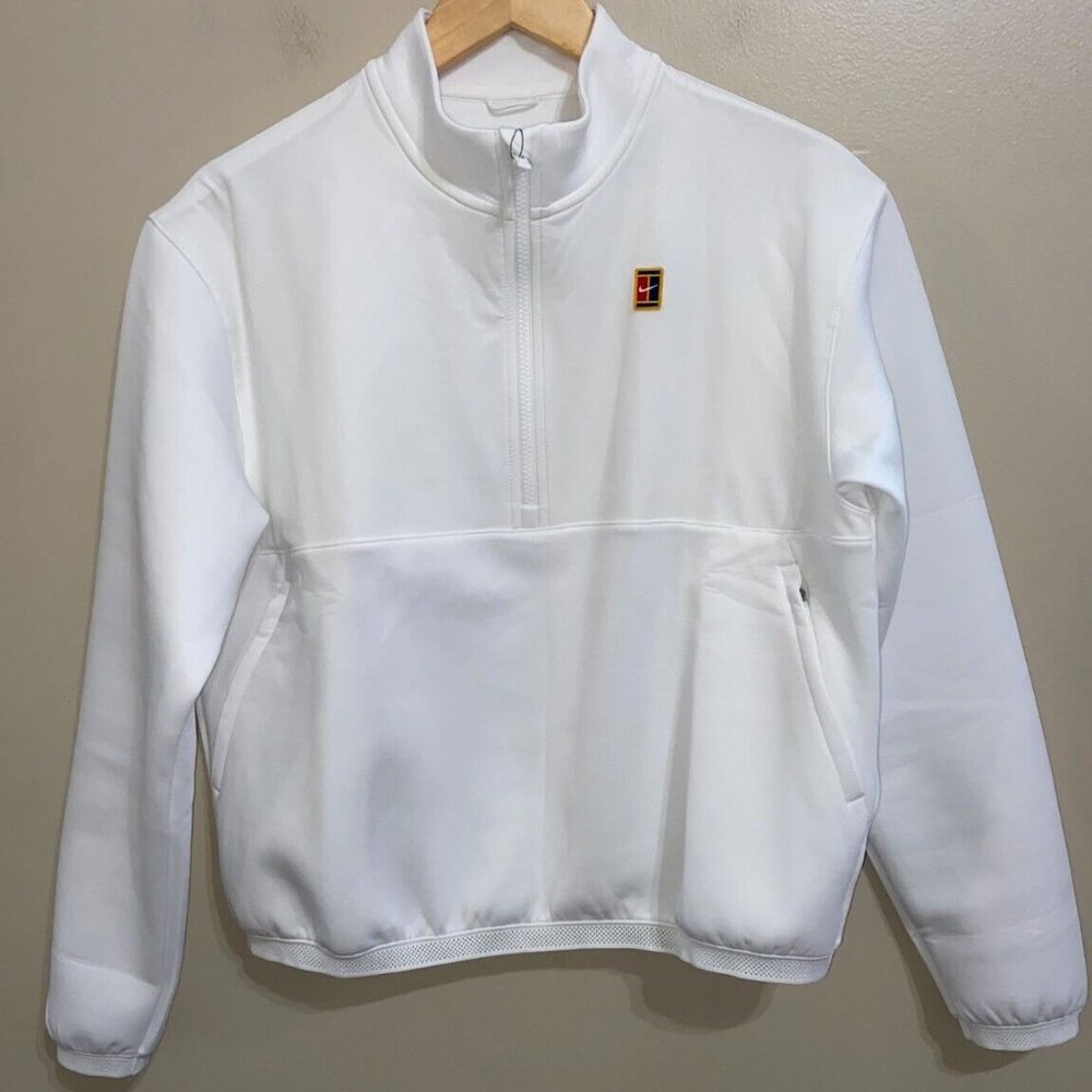 Nike Court Dri-Fit Heritage ½ Zip Jacket - Picture 2 of 8